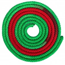 Скакалка для художньої гімнастики Beauty 3 м, зелений-червоний, код: C-1657_GR