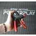 Еспандер кистьовий PowerPlay Strength Grip з регульованим навантаженням 10-40 кг, чорно-червоний, код: PP_4323_Bl/Red