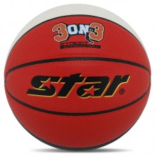 М"яч баскетбольний Star 3ON3, червоний-синій-білий, код: BB4146C_RBLW