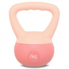 Гиря м"яка FitGo 2кг, рожевий, код: FI-0122-2_P Гиря м"яка FitGo 2кг, рожевий, код: FI-0122-2_P