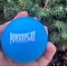 Масажний силіконовий м"яч PowerPlay Silicone Lacrosse Ball 63 мм, синій, код: PP-4354_Blue