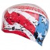Шапочка для плавання MadWave USA синій-червоний, код: M055303001W-S52