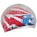 Шапочка для плавання MadWave USA синій-червоний, код: M055303001W-S52