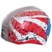 Шапочка для плавання MadWave USA синій-червоний, код: M055303001W-S52