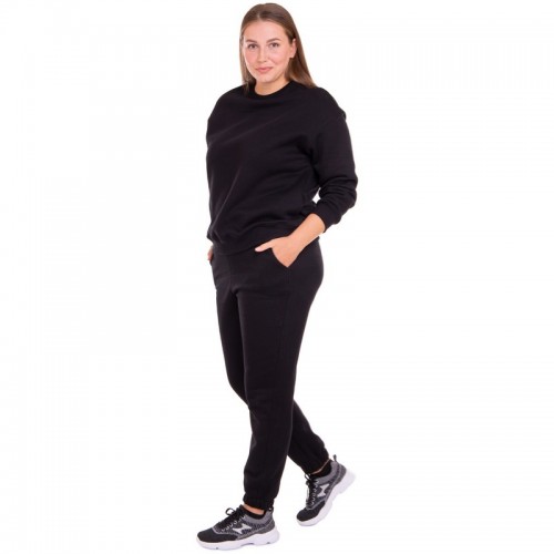 Костюм спортивний жіночий Stim Торенія (Батал) 2XL-48-50, чорний, код: CO-3988_2XLBK
