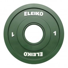 Диск олімпійський обгумований Eleiko IWF FG 1 кг, зелений, код: 121-0010F-IA