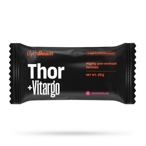 Пробник Передтренувальний стимулятор Thor Fuel + Vitargo GymBeam 20 г, кавун, код: 8586024620759