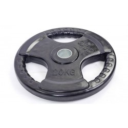 Диски обгумовані Record з потрійним хватом і металевою втулкою 20кг (d-52мм), код: TA-5706-20-S52 Диски обгумовані Record з потрійним хватом і металевою втулкою 20кг (d-52мм), код: TA-5706-20-S52