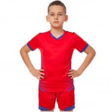 Футбольна форма підліткова PlayGame Lingo розмір 26, зріст 125-135 см, червоний, код: LD-5018T_26R