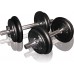 Гантелі збірні Toorx 20 кг (2х10 кг) з кейсом (VAL-20DGN), код: 931411-SVA