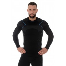 Комплект чоловічої термобілизни Brubeck Thermo Black/blue XXL, код: LS13040A-LE11840A Black/blue xxl