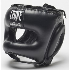 Боксерський шолом з бампером Leone Greatest Black S/M, код: 500157_SM