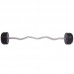 Штанга фіксована вигнута обрезиненная Zelart Rubber Coated Barbell 35 кг, код: TA-2687-35-S52