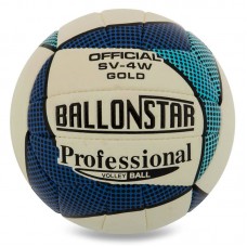 М"яч волейбольний Ballonstar №5 PU, білий-синій, код: SV-4W_WBL М"яч волейбольний Ballonstar №5 PU, білий-синій, код: SV-4W_WBL