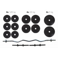 Набірна штанга c гантелями WCG 36 кг, код: 320.000.006-IF