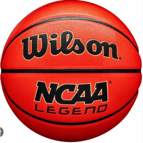 М"яч баскетбольний Wilson NCAA Legend BSKT №6, помаранчевий-чорний, код: 097512598262