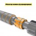 Розсувний розпірний турнік EasyFit OrangeGymBar 90-130 см, код: EF-1634p-2-EF