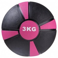 М"яч медбол FitGo 3кг (4/4), d=22см, рожевий, код: 82323B-3-WS