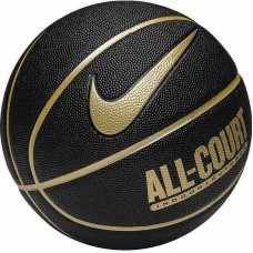 М"яч баскетбольний Nike Everyday All Court 8P розмір 7, золото-чорний-металевий, код: 887791402509
