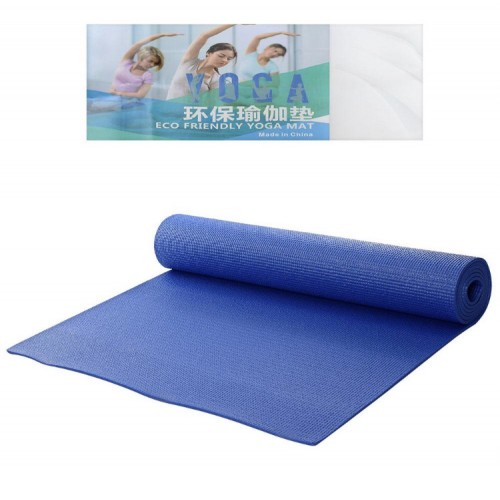 Коврик для фітнесу і йоги Lanor 1730х610х4мм, синій, код: 1645442374-E