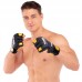 Рукавиці для змішаних єдиноборств MMA Fistrage L, чорний-золотий, код: VL-4300_LBK