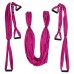 Гамак для йоги Zelart Antigravity Yoga темно-рожевий, код: FI-4775