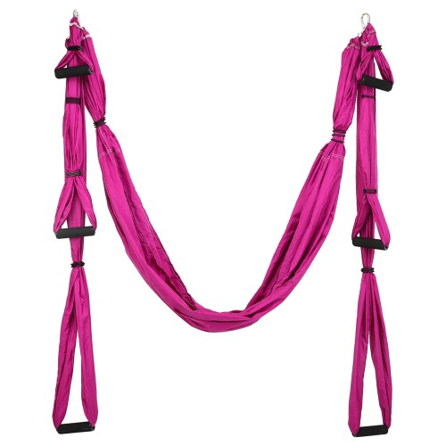 Гамак для йоги Zelart Antigravity Yoga темно-рожевий, код: FI-4775