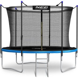 Батут Neo-Sport з внутрішньою сіткою 8 футів 252 см, чорно-синій, код: NS-08W241-IN