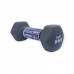 Гантель вінілова матова SNS 1х2 кг, сірий, код: 28207-SNS