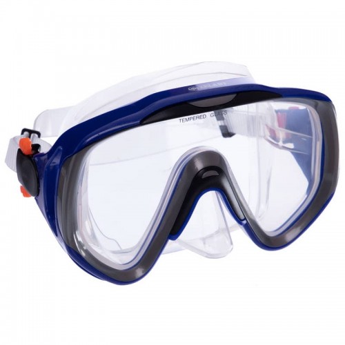 Маска для плавання Zelart синій-сірий, код: M167-SIL_BLGR