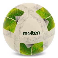 М"яч футбольний Molten №5 PU, білий-зелений, код: F5N3400-G-S52 М"яч футбольний Molten №5 PU, білий-зелений, код: F5N3400-G-S52