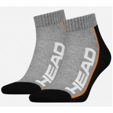 Шкарпетки Head Performance Quarter 2 пари, розмір 35-38, чорний-сірий, код: 8718824546469