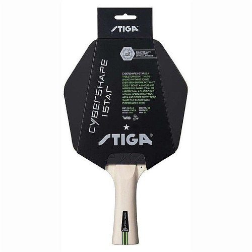 Ракетка для настільного тенісу Stiga Cybershape 1 Star FL (1211-0906-35), код: 931705-SVA