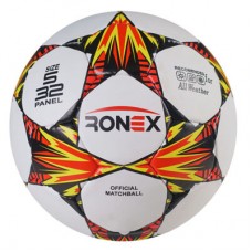М"яч футбольний Grippy Ronex AD/FC3 №5, жовтий-червоний-чорний, код: RXG-FC/3Y-WS