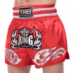 Шорти для тайського боксу та кікбоксингу Top King XS, червоний, код: TKTBS-094_XSR