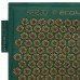 Килимок акупунктурний з подушкою 4Fizjo Eco Mat Аплікатор Кузнєцова 680х420 мм, Navy Green/Gold, код: P-5907739312891