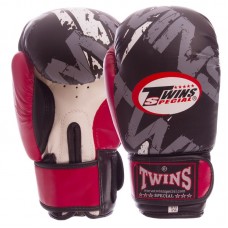 Рукавички боксерські Twins 4 унції, червоний, код: TW-2206_4R-S52