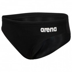 Плавки-сліпи для хлопців Arena Team Swim Briefs Solid зріст 152 см, 12 років, чорний-білий, код: 3468336638804