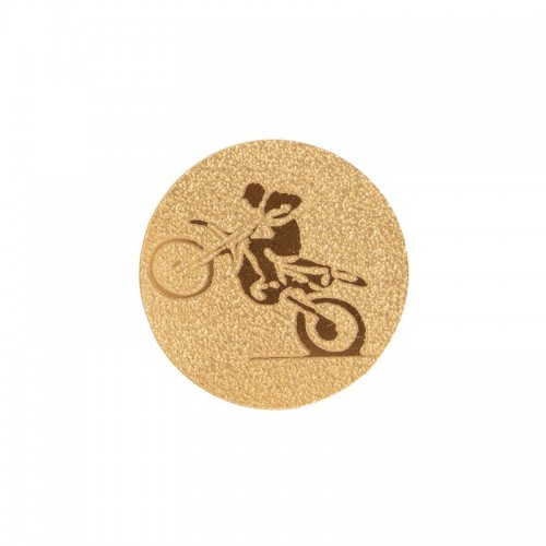 Наклейка (жетон) на медаль PlayGame Мотогонки золота, код: 25-0035_G-S52