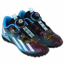 Сороконіжки футбольні дитячі Lijin розмір 36, бірюзовий-білий, код: 007-32-38-2_36