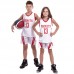 Форма баскетбольна підліткова PlayGame NB-Sport NBA Rockets 13 2XL (16-18 років), ріст 160-165см, білий-червоний, код: BA-0966_2XLBLR-S52