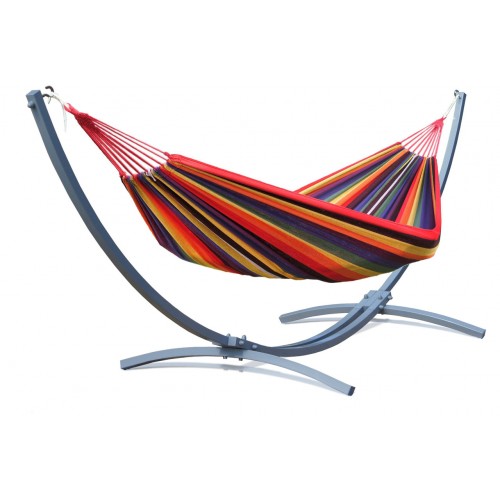 Двомісний гамак з каркасом WCG Mexico XXL 2000х1500 мм, , код: P-16К1-WCGR-IF