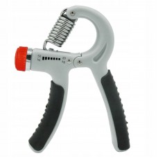 Еспандер кистьовий пружинний з регульованим навантаженням Springos 20-50 кг, сірий-чорний, код: FA0034