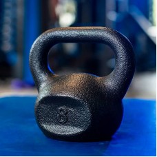 Гиря чавунна RN-Sport 8 кг, чорний, код: RN-08BL Гиря чавунна RN-Sport 8 кг, чорний, код: RN-08BL