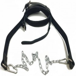 Упряж EasyFit Bison чорна (шкіра), код: EF-HLBSNBK-EF