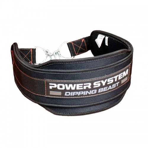 Пояс для обтяжень Power System Dipping Beast Black/Red, код: PS-3860_Black/Red