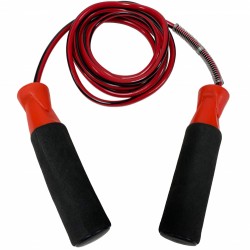 Скакалка для фінтесу Meta Speed Jump Rope 280 см, чорний-червоний, код: 080101514125 Скакалка для фінтесу Meta Speed Jump Rope 280 см, чорний-червоний, код: 080101514125