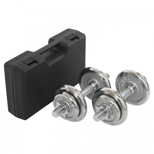 Гантелі розбірні Zelart в пластиковому кейсі 2х10кг, код: TA-9644-S52 Гантелі розбірні Zelart в пластиковому кейсі 2х10кг, код: TA-9644-S52