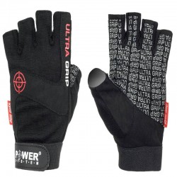 Рукавички для фітнесу і важкої атлетики Power System Ultra Grip Black S, код: PS-2400_S_Black