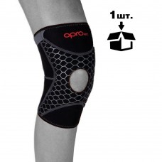 Наколінник спортивний Oprotec Knee Support with Open Patella S чорний, код: TEC5729-SM